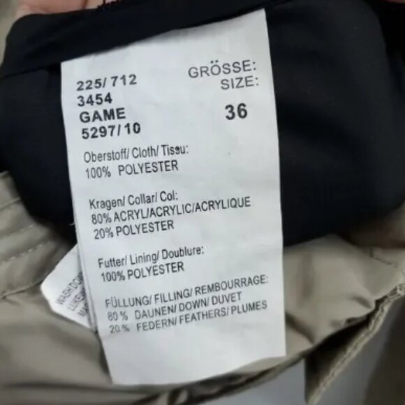 CINQUE Women's Goose Down Puffer Jacket Small - Picture 10 of 13